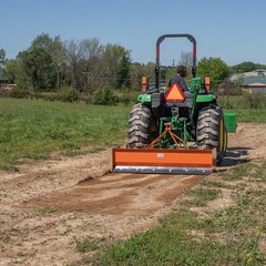 Titan Attachments 3 Point 4FT Rear Box Blade Scraper Grader, Cat 0 and 1