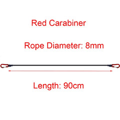 5 Types Stretch Elastic Ropes 8MM Bungee Cords with Hooks Lightweight Bikes Tie