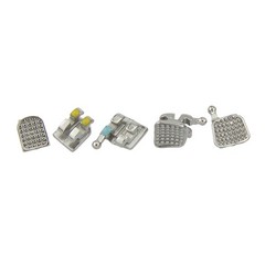 Dental Metal Brackets Orthodontic MIM MINI Brace Roth 022 345 Hooks MBT 018 OC
