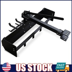 42″ Tow Behind Box Scraper Lawn Tractor Attachments Box Blade Hitch Tow ATV UTV