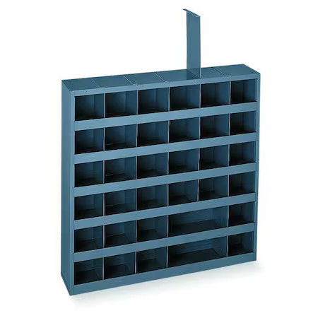 Durham Mfg 314-95 Prime Cold Rolled Steel Pigeonhole Bin Unit, 4 3/4 In D X 23