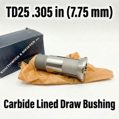 Southwick & Meister TD25 .305 in Carbide Lined Draw Bushing Collet 7.75 mm – New