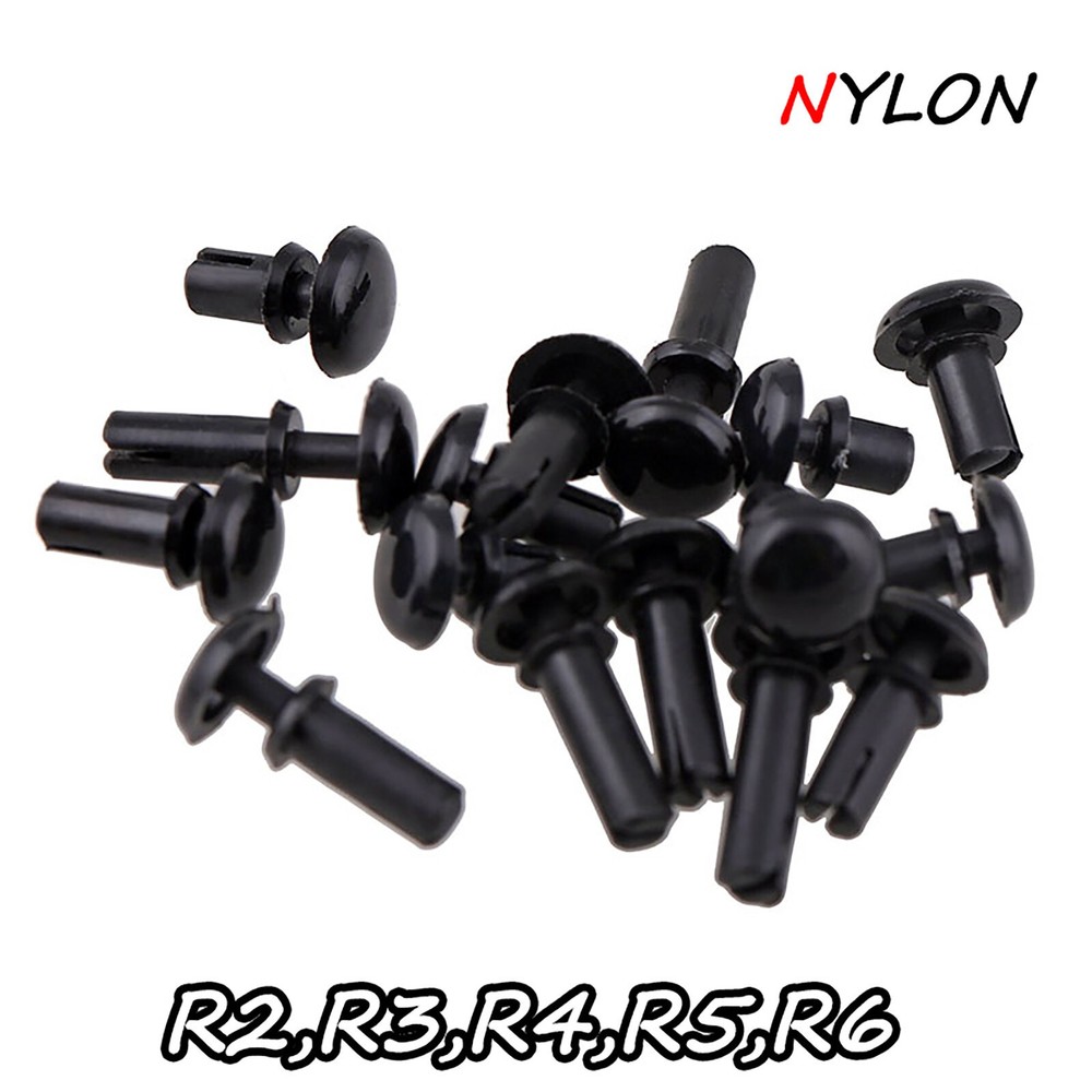 Black Plain Nylon Plastic Snap Rivets Various Sizes And Lengths Rivet – Quality