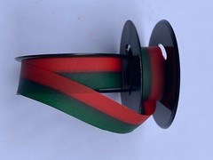 Universal Typewriter Ribbon 2″ x 1/2 Inch Black and Red Ink Twin Spool USA Made