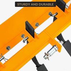 55″ Box Blade for Tractor,Box Scraper for Tractor 3 Point Hitch Box Blade Yellow