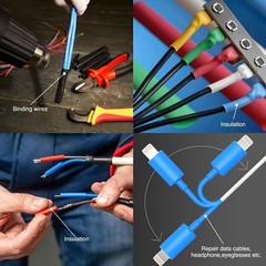 5-100ft Φ1/4″ (6.4mm) Heat Shrink Tubing 3:1 Ratio Dual Wall Adhesive Glue Lined