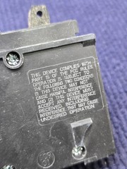 Square D HOM115PCAFI 15A 1-Pole CAFCI Circuit Breaker 120V, 10kA, #14 to #8 AWG