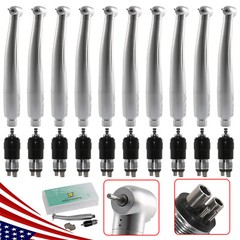 USA Yabang Dental High Speed Handpiece + 4 Hole Quick Coupler Compatible NSK