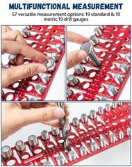 55 Nut and Bolt Thread Checker Thread Checker Standard and Metric Bolt…