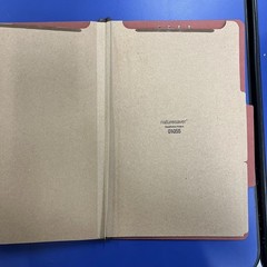 Nature Saver Legal Size Classification Folder 3 Partitions – New, Box Of 10