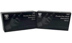 Case of Black Nitrile Gloves: Latex-Free and Powder-Free (10 boxes / 1000pcs)