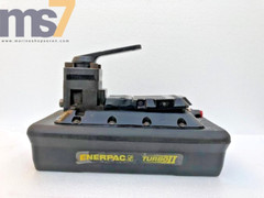 ENERPAC PAMG1405N TURBO 2 AIR DRIVEN HYDRAULIC FOOT PUMP W/4-WAY VALVE 700 BAR