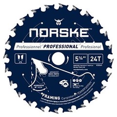 Norske Tools NCSBS401 5-3/8 inch 24T Blade 5/8 Bore 5/8 to 1/2 inch 5/8 to 10mm