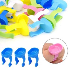 100/Pack Dental Endo Finger Ring Mixing Bowl Cup Disposable Prophy Dappen Dish