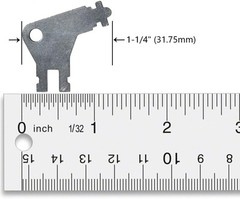 Non Applicable Commercial Paper Towel Dispenser Key Compatible with Silver
