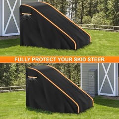 900D Mini Skid Steer Loader Cover, Heavy Duty Waterproof Mini Open Cab Skid Stee