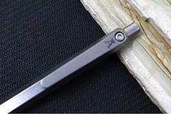 Tactile Turn Anso Standard Pen – Titanium Handle / Milled Titanium Clip