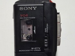 Sony M-677V VOR Microcassette-Corder Handheld Voice Recorder Tested Works Great
