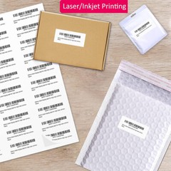 2000 Sheets Shipping Labels 1 x 2 5/8 30Up Adhesive Mailing Address Laser Inkjet