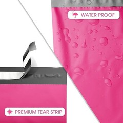 500 Poly Mailers 14.5×19 Large Shipping Bags for Clothing Mailing Poly Bags Pink