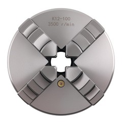100mm Self Centering 4 Jaw Metal Chuck K12-100 for Small Lathe Milling