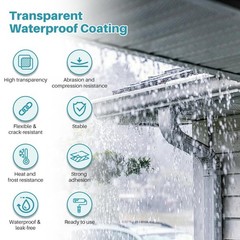 SCNK 1000g Transparent Waterproof Coating Agent, Super Strong Waterproof Insu…