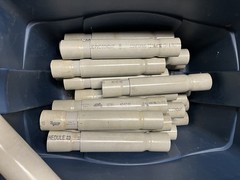 5 Long 2″ PVC Electrical Conduit Expansion Couplings Raceway 16 to 24 inch NEW
