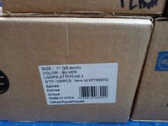 Swingline GBC WireBind Spines 9775057G Silver various sizes HUGE LOT 1500 pcs +