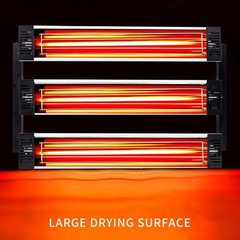 DATOUBOSS 2×3000W Infrared Paint Curing Lamp Shortwave Infrared Paint Lamp fo…