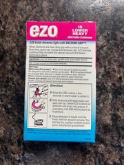 EZO Dental Cushions NEW in box 15 count Lower Heavy Vacuum grip 20 units to sell