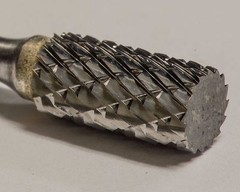 SA51D Cylindrical Tungsten Carbide Burr Bur Cutting Tool Die Grinder Bit 1/8″