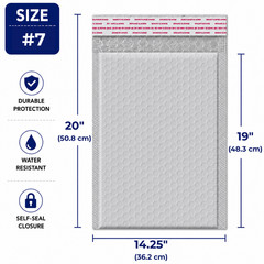 Poly Bubble Mailers Shipping Envelopes Bags #000 #00 #0 #1 #2 #3 #4 #5 #6 #7