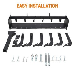 55 Inch Box Blade Tow Behind Scraper 3 Point Quick Hitch for Category 1 Tractor