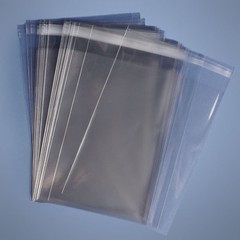100 Clear Cello Bags, 6 x 9″ Resealable Cellophane OPP Poly Sleeves packing mask