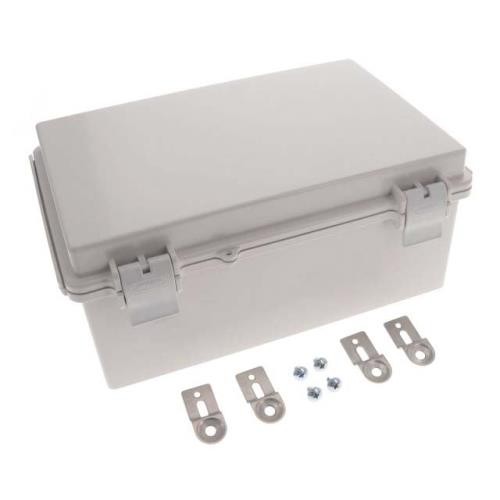 1PC Bud Industries NBF-32016 BOX ABS GRAY 11.81″L X 7.87″W