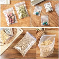 Jewelry Baggies 5 Sizes 500Pcs Small Sealable Zipper Bags Clear Plastic Zip Bags