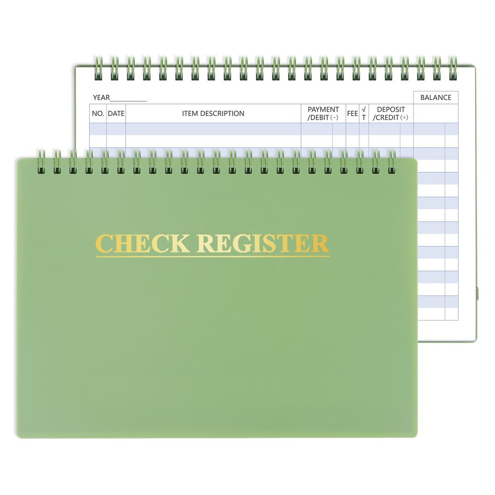 Checkbook Register, Check Registers for Personal Checkbook, Financial Ledger,…
