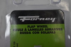 Forney Mounted Flap Wheel 120 Grit 1-1/2″ x 1/2″ x 1/4″ Shank Genuine OEM
