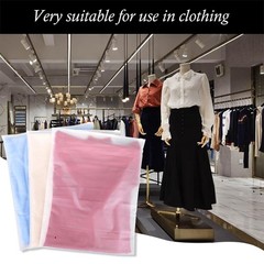 Pack of 50 12×14-inch Frosted Zipper Bags — Clothing & Garment Packaging Bags