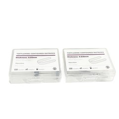 30pcs Dental Tofflemire Contoured Matrices Bands Stainless Premolar Matrix Bands