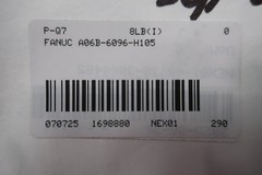 Fanuc A06B-6096-H105 Servo Amplifier 4.75kw 3ph 230v-ac 283-325v-dc