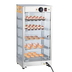 5 Tiers Commercial Food Warmer Display, 14 in 800W Electric Countertop Pizza War