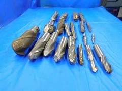 LOT OF 20 BALL NOSE END MILLS HSS VARIOUS SIZES UP TO 2″ 2-4 FLUTES 2.0