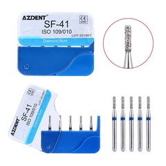 20Packs AZDENT Dental FG Diamond Burs For High Speed Handpiece Medium FG 1.6mm
