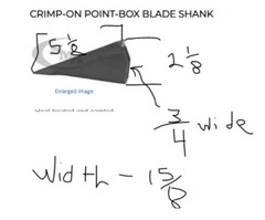 6 pack Box Blade Scraper Blade Ripper Shanks Points Tips fits 3/4″ Shank