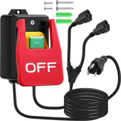 1 Pack 120/230V Single Phase On/0Ff Switch, 120V 2HP Router Table Switch with La