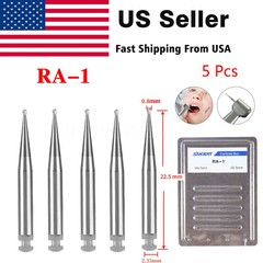 5pcs/pack Dental Round Carbide Bur for Low Speed Latch Type RA 1# -RA 8#