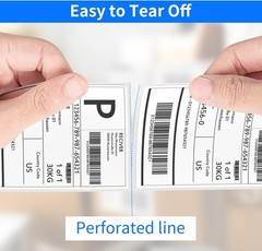Fanfold & Roll 4″x6″ Direct Thermal Shipping Labels For Zebra Eltron and Rollo