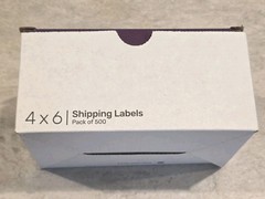 GENUINE ROLLO 4×6 Thermal Shipping Labels, White, Fanfold Stack 500 Labels, USA