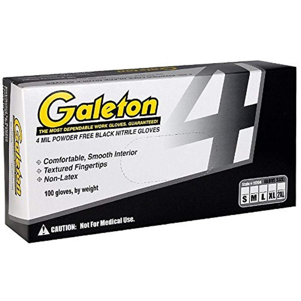 Galeton Unisex Adult Galeton X-Large (Pack of 100) Black